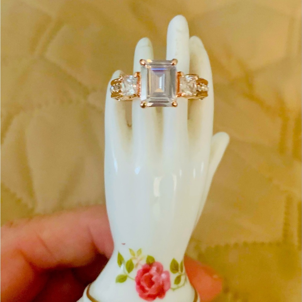CZ multi-stone ring